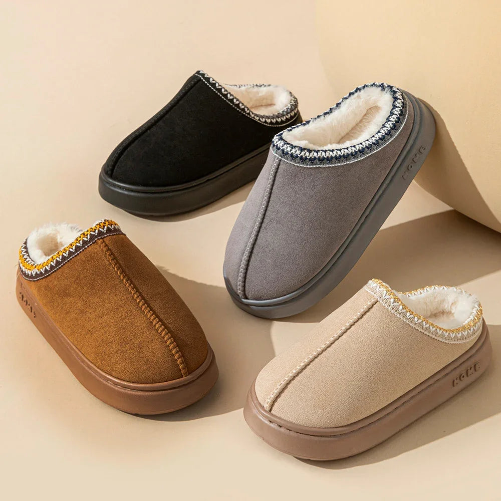 Cute&Comfy: Flausch-Plattformslipper